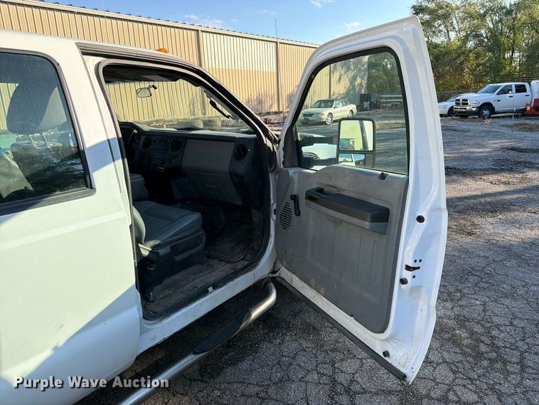 image for item FK3873 2012 Ford F350  Super Duty XL Ext. Cab utility bed pickup truck