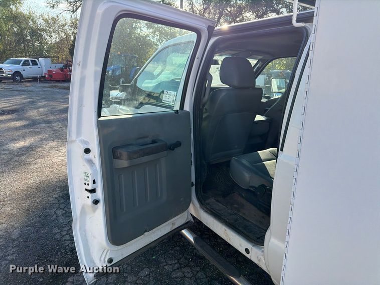 image for item FK3873 2012 Ford F350  Super Duty XL Ext. Cab utility bed pickup truck