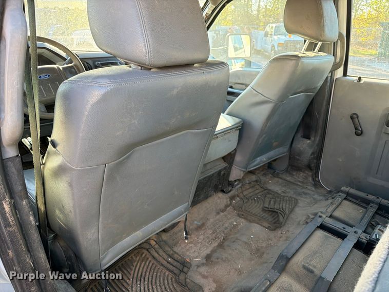 image for item FK3873 2012 Ford F350  Super Duty XL Ext. Cab utility bed pickup truck