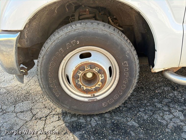 image for item FK3873 2012 Ford F350  Super Duty XL Ext. Cab utility bed pickup truck