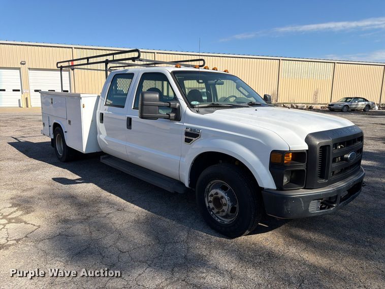image for item FK3874 2008 Ford F350 Super Duty XL Ext. Cab utility bed pickup truck