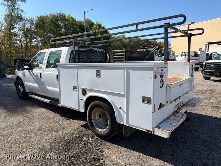 image for item FK3874 2008 Ford F350 Super Duty XL Ext. Cab utility bed pickup truck