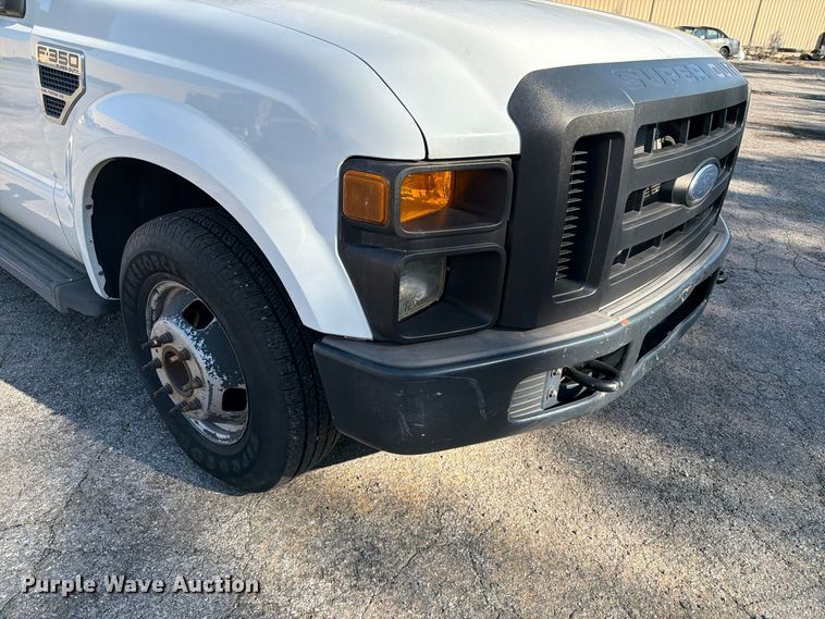 image for item FK3874 2008 Ford F350 Super Duty XL Ext. Cab utility bed pickup truck