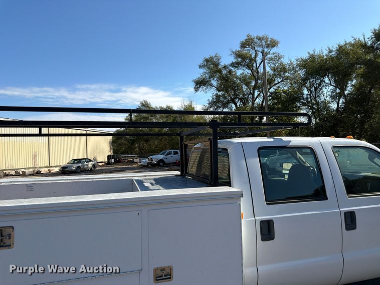 image for item FK3874 2008 Ford F350 Super Duty XL Ext. Cab utility bed pickup truck