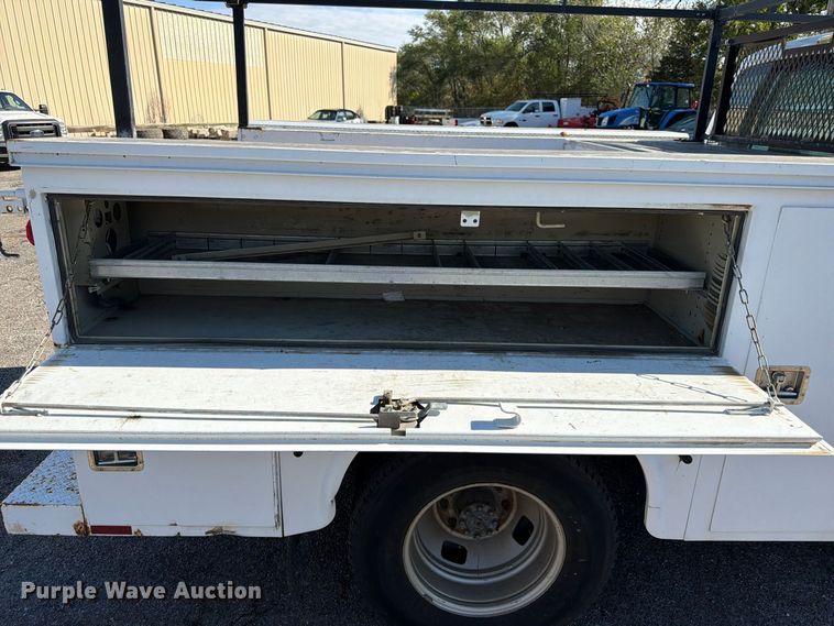 image for item FK3874 2008 Ford F350 Super Duty XL Ext. Cab utility bed pickup truck
