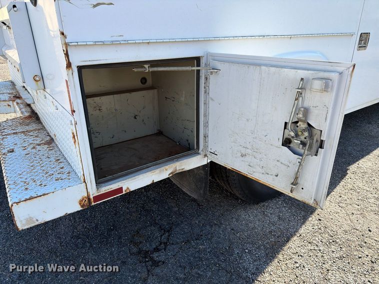 image for item FK3874 2008 Ford F350 Super Duty XL Ext. Cab utility bed pickup truck
