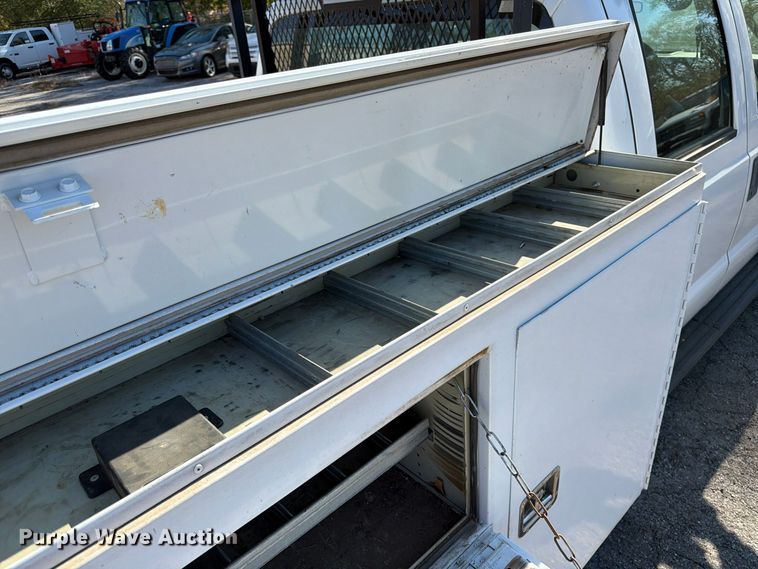 image for item FK3874 2008 Ford F350 Super Duty XL Ext. Cab utility bed pickup truck