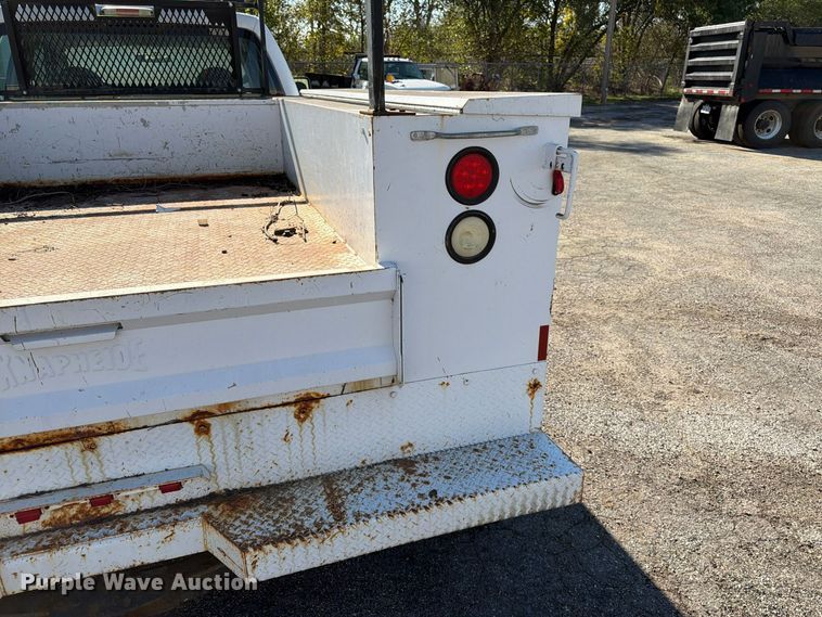 image for item FK3874 2008 Ford F350 Super Duty XL Ext. Cab utility bed pickup truck