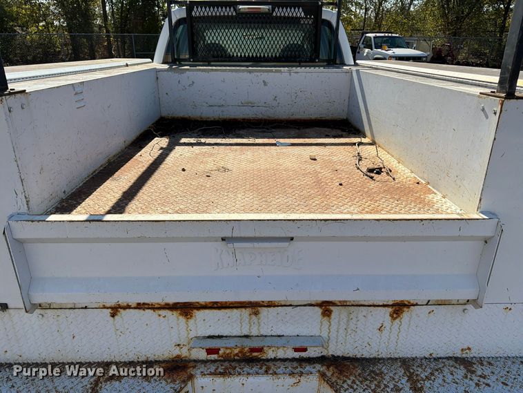 image for item FK3874 2008 Ford F350 Super Duty XL Ext. Cab utility bed pickup truck