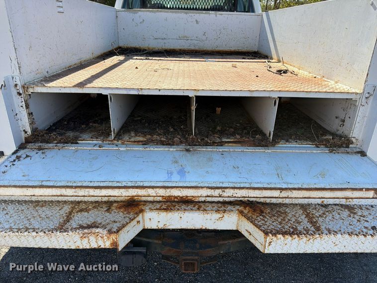 image for item FK3874 2008 Ford F350 Super Duty XL Ext. Cab utility bed pickup truck