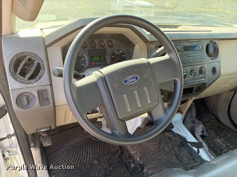 image for item FK3874 2008 Ford F350 Super Duty XL Ext. Cab utility bed pickup truck