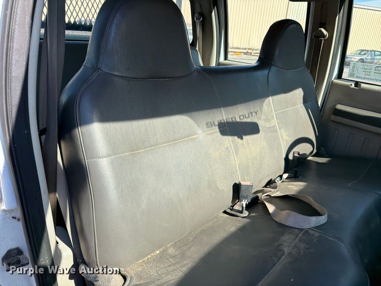 image for item FK3874 2008 Ford F350 Super Duty XL Ext. Cab utility bed pickup truck
