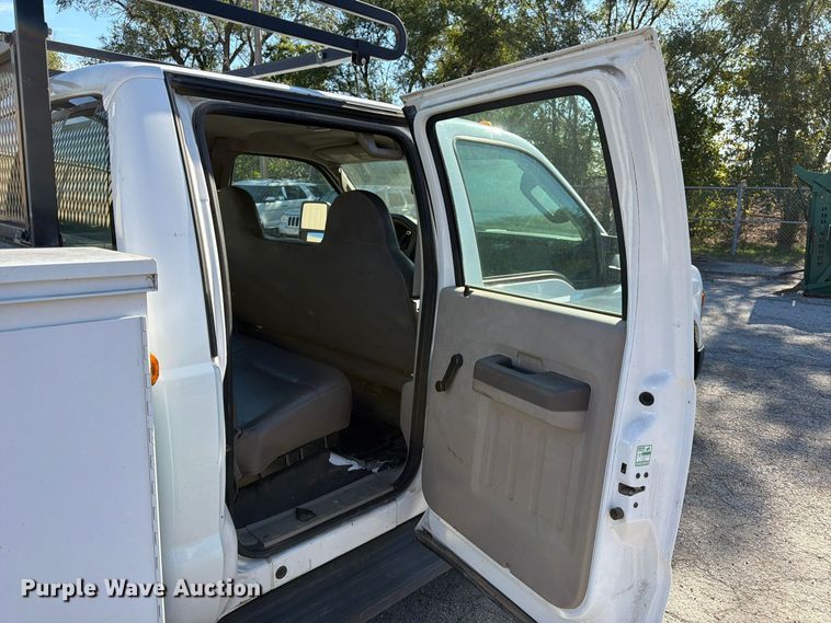 image for item FK3874 2008 Ford F350 Super Duty XL Ext. Cab utility bed pickup truck
