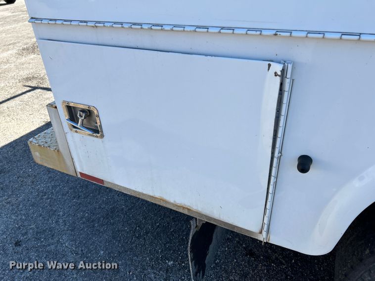 image for item FK3881 2011 Dodge 3500HD Crew Cab utility bed pickup truck