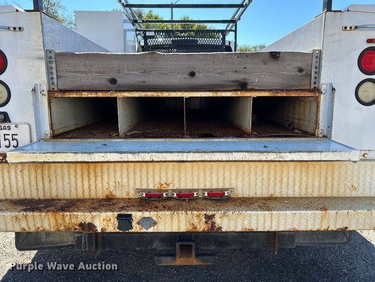 image for item FK3881 2011 Dodge 3500HD Crew Cab utility bed pickup truck