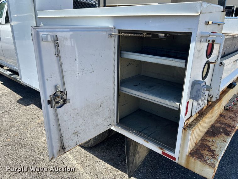 image for item FK3881 2011 Dodge 3500HD Crew Cab utility bed pickup truck