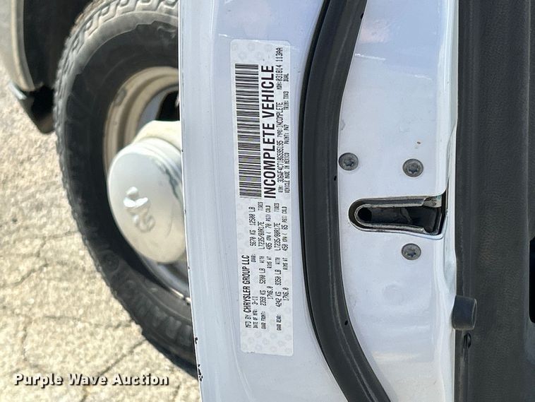image for item FK3881 2011 Dodge 3500HD Crew Cab utility bed pickup truck
