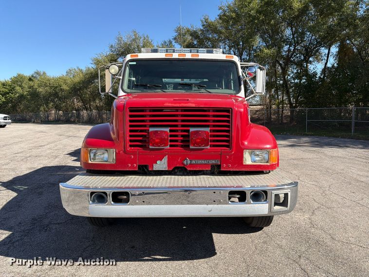 image for item FK3885 1997 International 4900 pumper fire truck