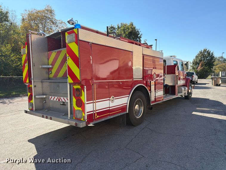 image for item FK3885 1997 International 4900 pumper fire truck