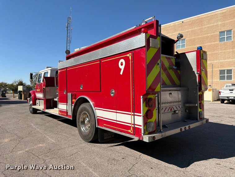 image for item FK3885 1997 International 4900 pumper fire truck