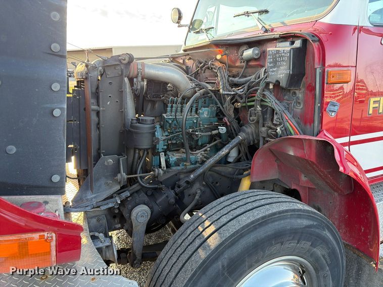 image for item FK3885 1997 International 4900 pumper fire truck