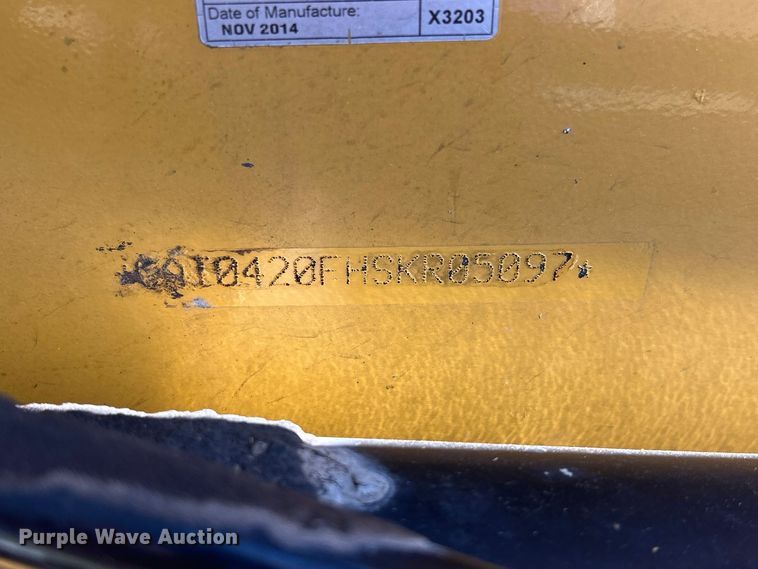 image for item FK3890 2015 Caterpillar 420F backhoe