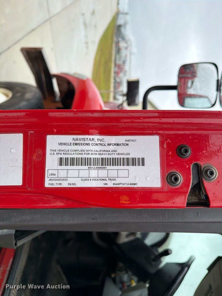 image for item FM6549 2018 International 7500 dump truck