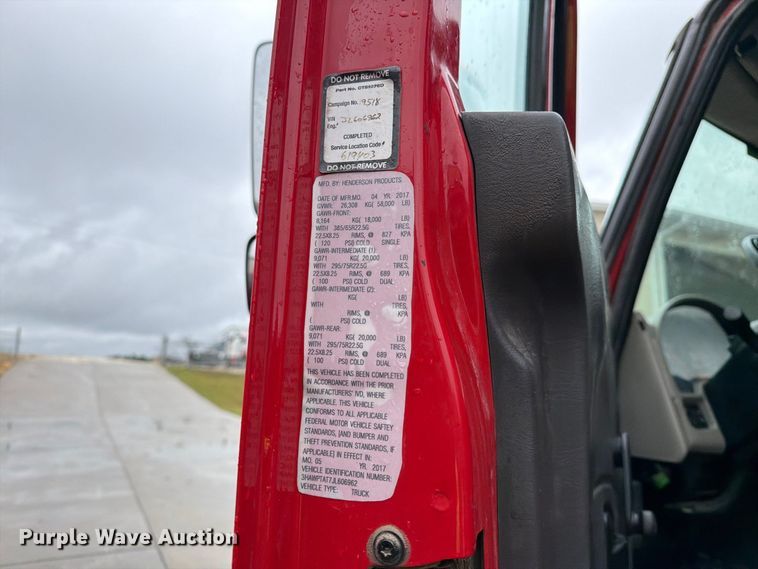 image for item FM6549 2018 International 7500 dump truck