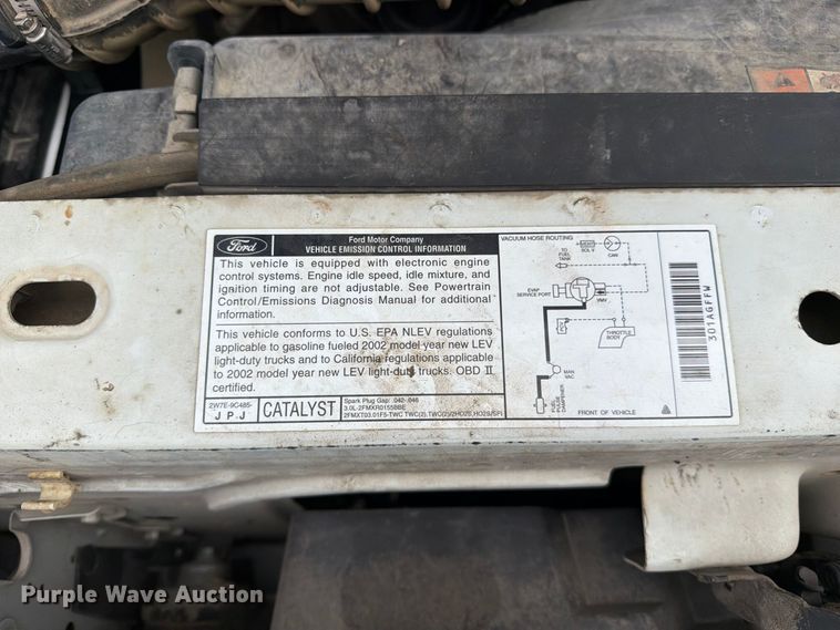 image for item FM6552 2002 Ford Ranger pickup truck