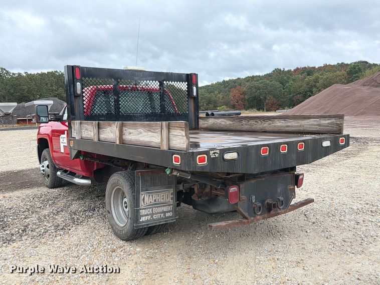 image for item FM6554 2015 Chevrolet Silverado 3500HD dump flatbed pickup truck