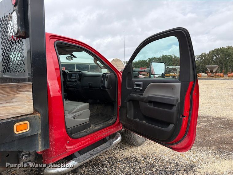 image for item FM6554 2015 Chevrolet Silverado 3500HD dump flatbed pickup truck