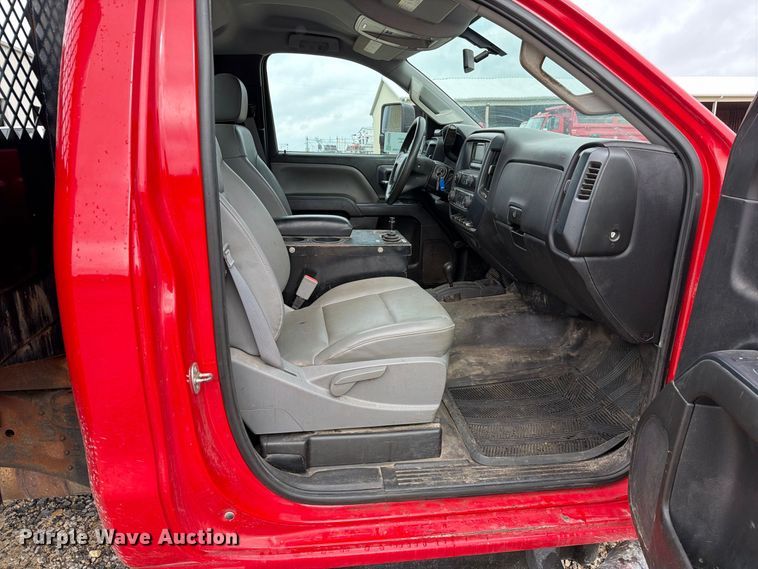 image for item FM6554 2015 Chevrolet Silverado 3500HD dump flatbed pickup truck