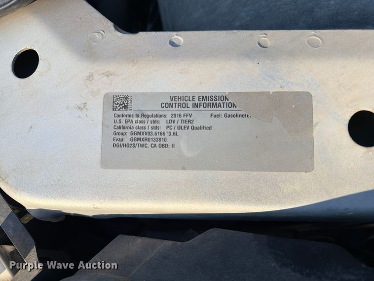 image for item FM6578 2016 Chevrolet Impala Limited 