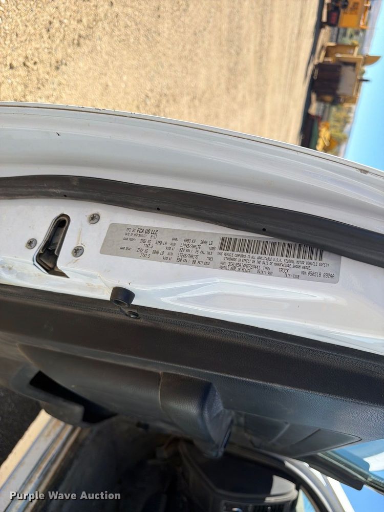 image for item FM7713 2017 RAM 2500 pickup truck