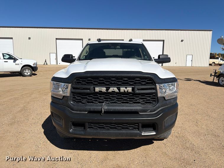 image for item FM7718 2020 RAM 3500 Crew Cab utility bed pickup truck