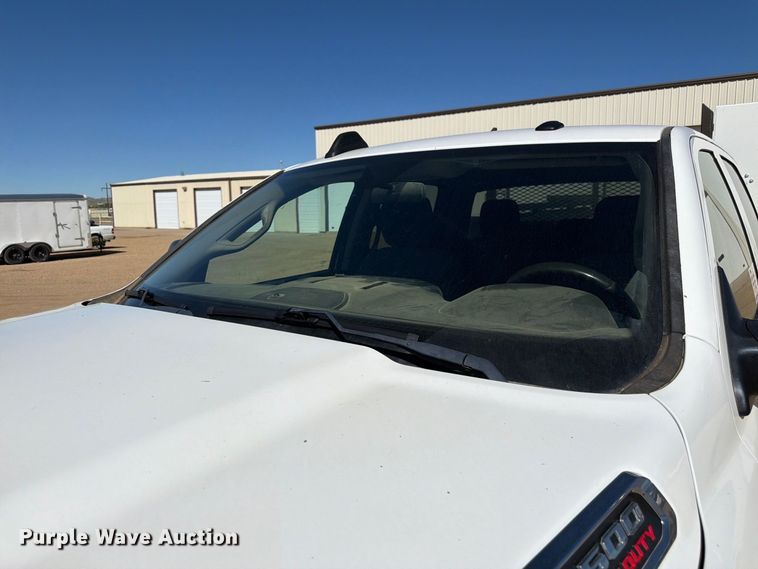 image for item FM7718 2020 RAM 3500 Crew Cab utility bed pickup truck