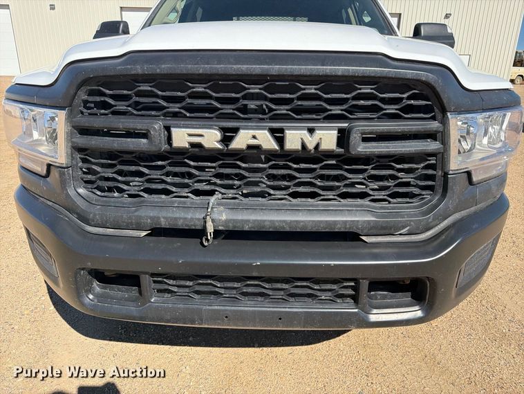 image for item FM7718 2020 RAM 3500 Crew Cab utility bed pickup truck