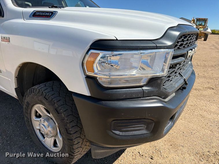 image for item FM7718 2020 RAM 3500 Crew Cab utility bed pickup truck