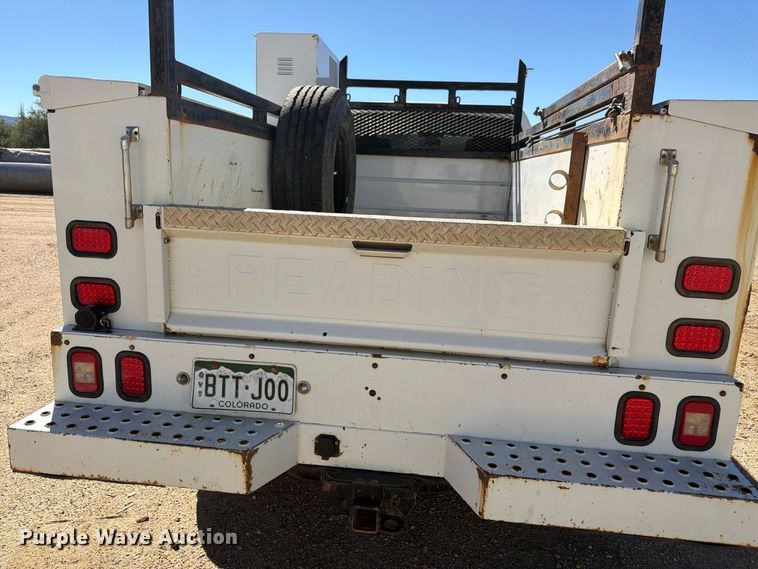 image for item FM7718 2020 RAM 3500 Crew Cab utility bed pickup truck
