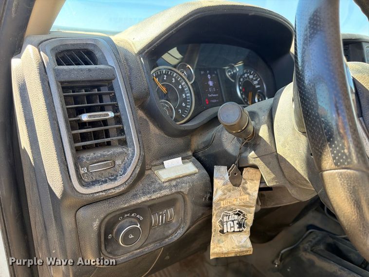 image for item FM7718 2020 RAM 3500 Crew Cab utility bed pickup truck