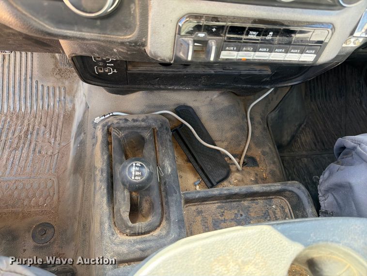 image for item FM7718 2020 RAM 3500 Crew Cab utility bed pickup truck