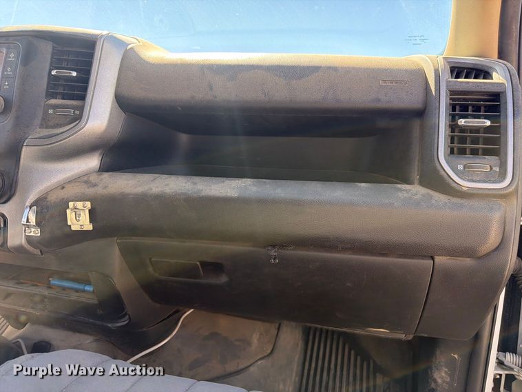image for item FM7718 2020 RAM 3500 Crew Cab utility bed pickup truck