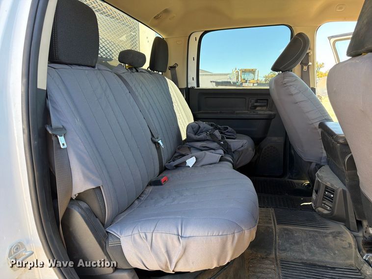 image for item FM7718 2020 RAM 3500 Crew Cab utility bed pickup truck