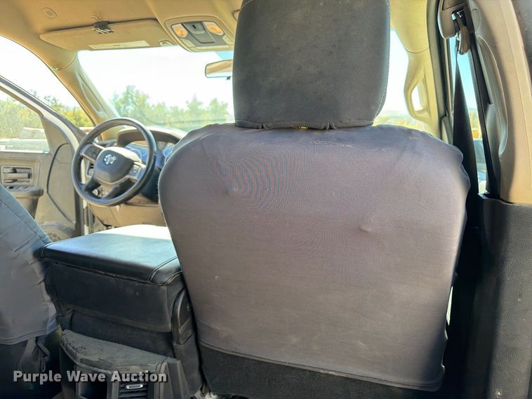 image for item FM7718 2020 RAM 3500 Crew Cab utility bed pickup truck