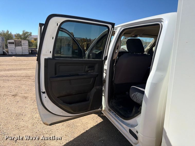 image for item FM7718 2020 RAM 3500 Crew Cab utility bed pickup truck