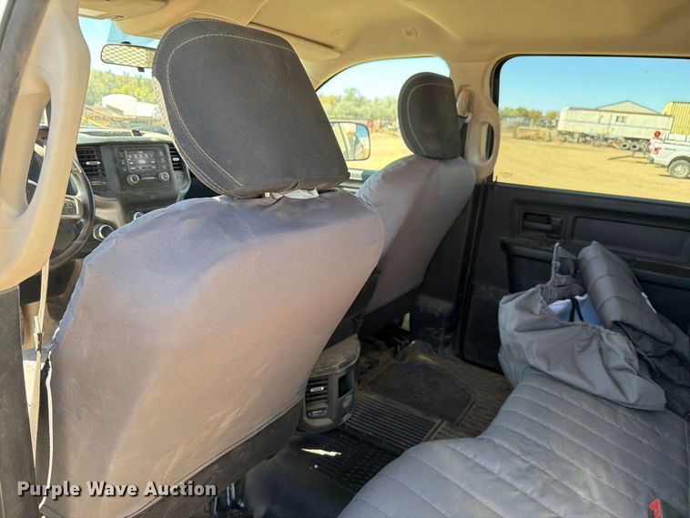 image for item FM7718 2020 RAM 3500 Crew Cab utility bed pickup truck