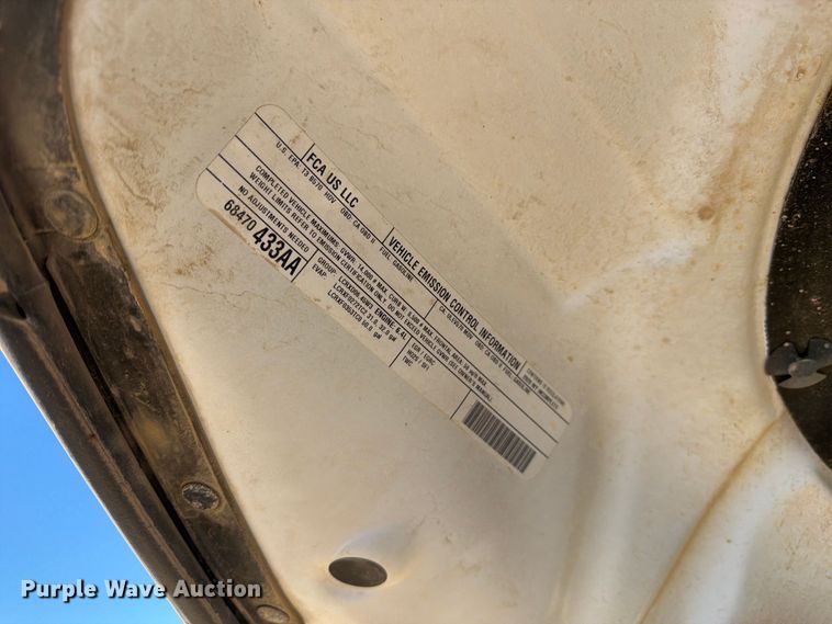 image for item FM7718 2020 RAM 3500 Crew Cab utility bed pickup truck