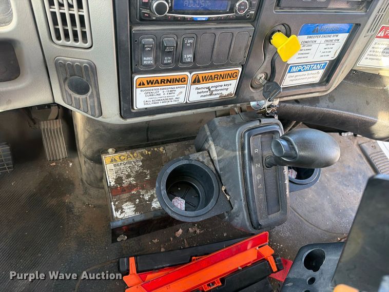 image for item FN5914 2017 International 4300 street sweeper truck