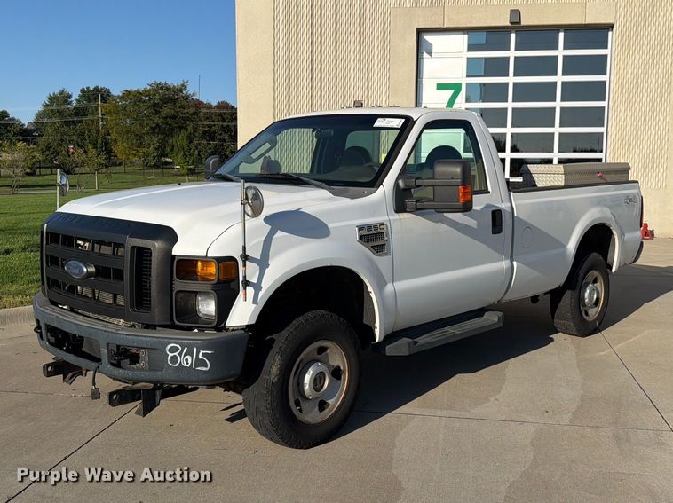 image for item FN5921 2008 Ford F250 Super Duty pickup truck