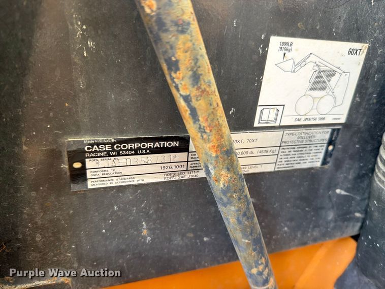 image for item FN5927 2002 Case 60XT skid steer loader